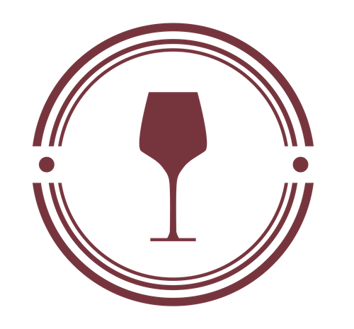 GLASS-LOGOMARK-BURGUNDY GLASS-LOGOMARK-BURGUNDY